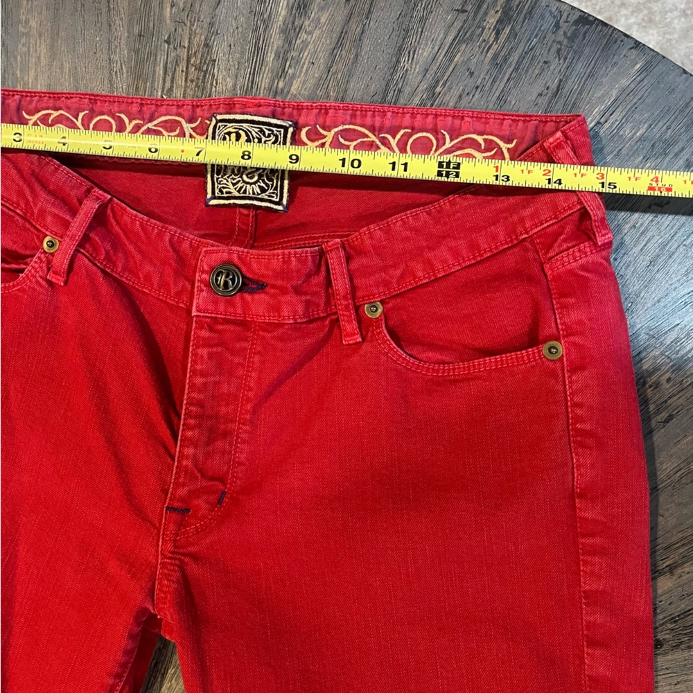 Rich & Skinny Red Skinny Jeans Women’s Size 30 - Picture 9 of 11